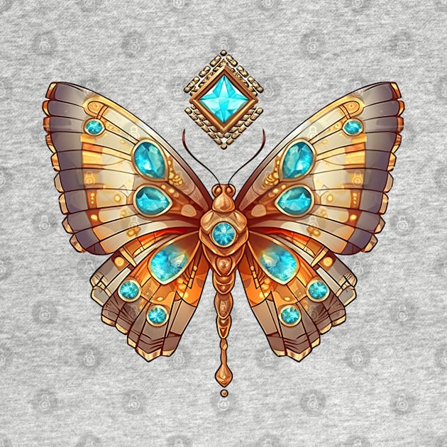 Ancient Egypt Butterfly #4 by Chromatic Fusion Studio